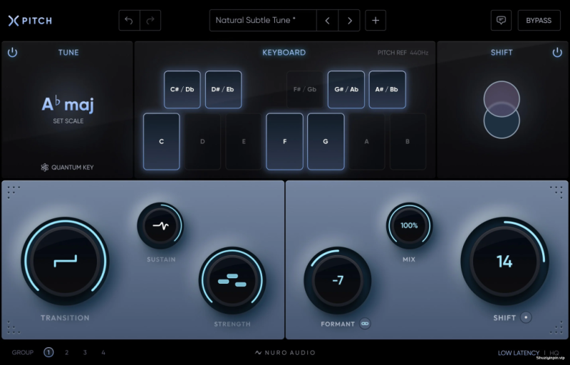[AI自动专业变声电音插件] Nuro Audio Xpitch v1.5.1 [WiN, MacOSX]-vst音频站