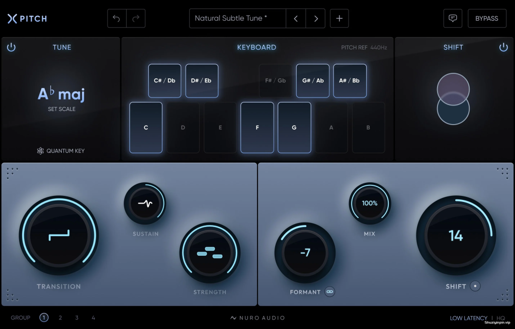 [AI自动专业变声电音插件] Nuro Audio Xpitch v1.5.1 [WiN, MacOSX]-vst音频站