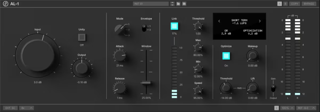 [高级母带处理限制器] Naturl Audio AL-1 v1.0.0 U2B-MORiA [MacOSX]-vst音频站