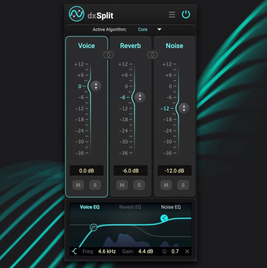 [智能分离人声、混响和噪声插件] Accentize DxSplit v1.0.0-R2R [WiN]-vst音频站