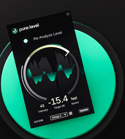 [AI 驱动的电平控制工具] Sonible Pure Level v1.0.0-R2R [WiN]-vst音频站