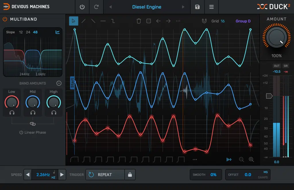 [更新：终极侧链闪避插件] Devious Machines Duck 2 v2.0.27 U2B-MORiA [MacOSX]-vst音频站
