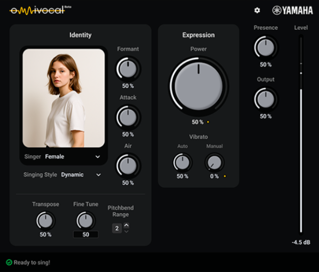 [AI人声解决方案] Yamaha Omnivocal v1.2.5 Beta Incl V.R Unlocker [WiN]-vst音频站