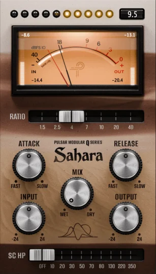 [自动适配音乐节奏压缩器] Pulsar Modular Q Sahara v1.5.1 [WiN, MacOSX]-vst音频站