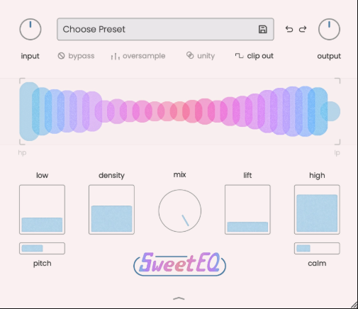 [极简式饱和均衡器] Musik Hack SweetEQ 1.1.5- HCiSO [MacOSX]-vst音频站