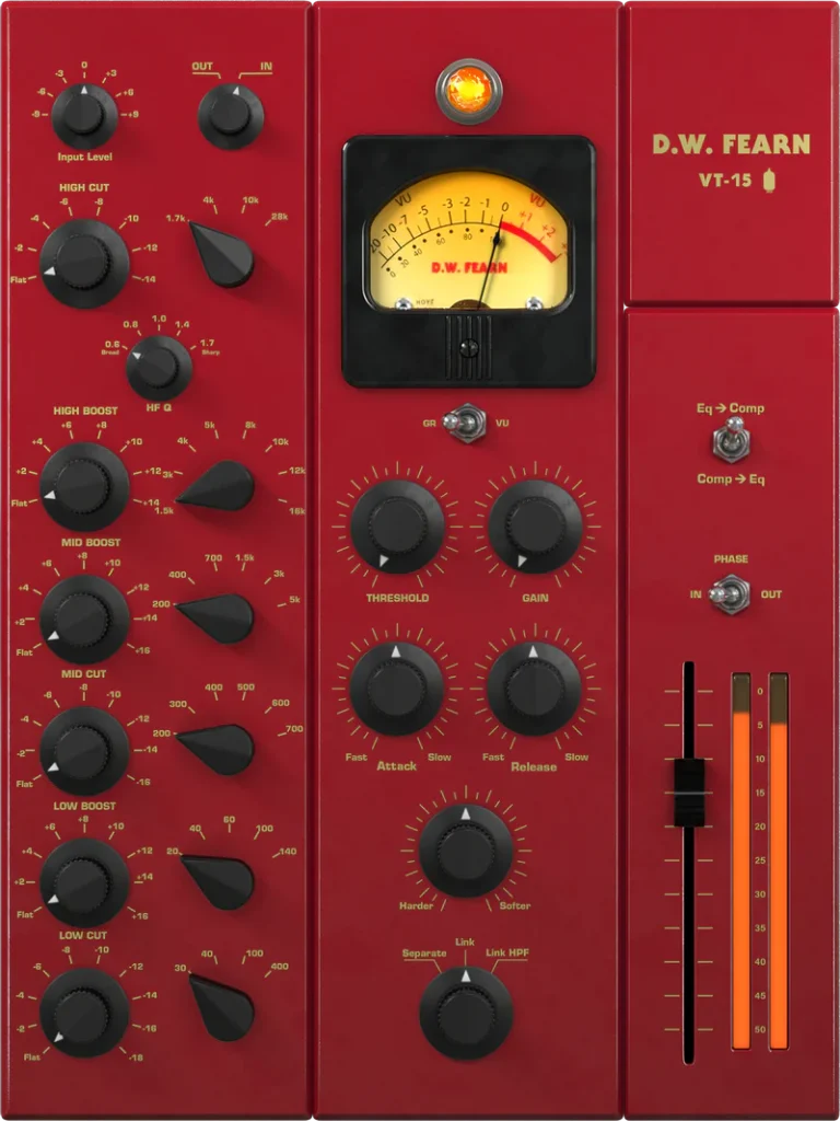 [传奇硬件模拟通道条插件]MixWave DW Fearn VT-15 v1.0.0 [WIN]-vst音频站