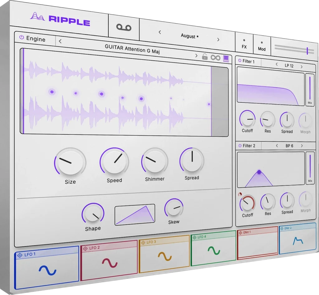 [颗粒纹理引擎插件] Cymatics RIPPLE Granular Texture Engine v1.0.3 [WiN, MacOSX]-vst音频站