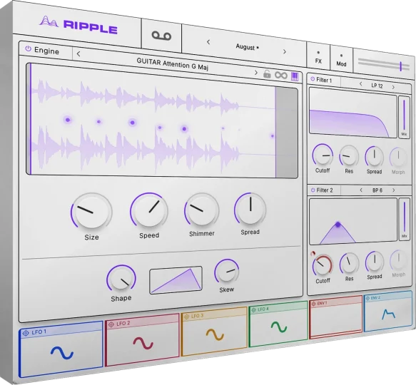[颗粒纹理引擎插件] Cymatics RIPPLE Granular Texture Engine v1.0.3 [WiN, MacOSX]-vst音频站