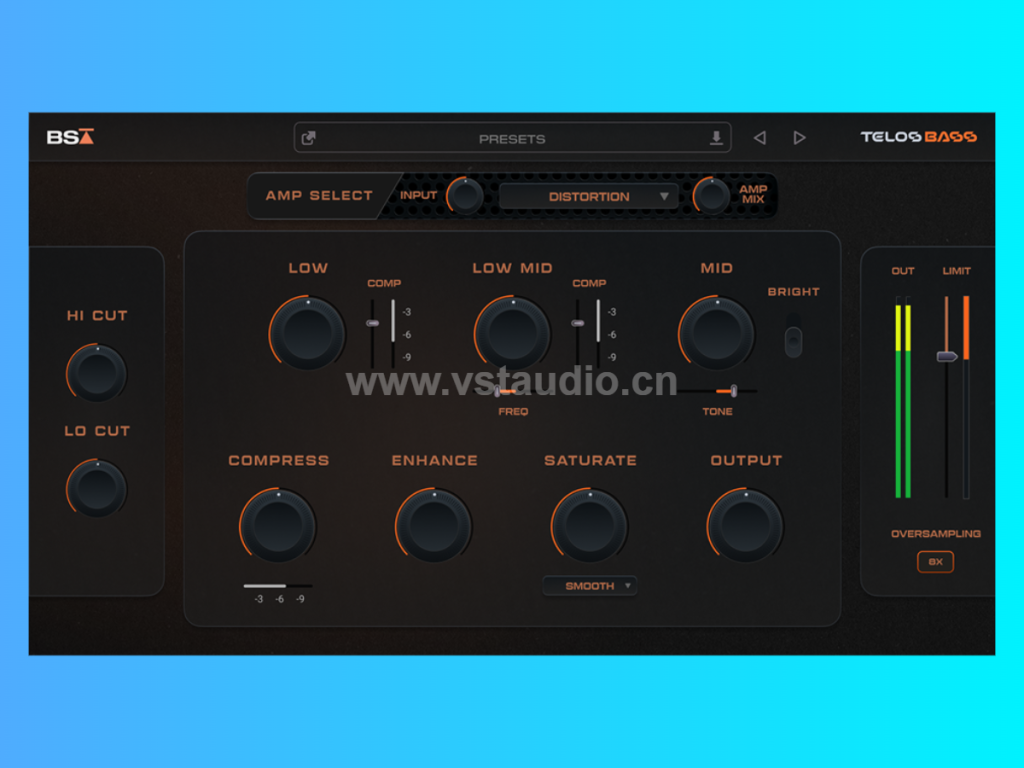 [独树一帜的贝斯混音插件] Black Salt Audio Telos Bass v1.1.4 [WiN, MacOSX]-vst音频站
