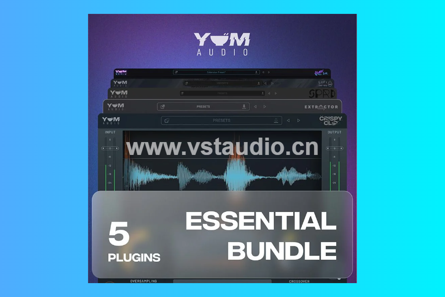 [完美音质5款必备插件] Yum Audio Essentials Bundle 052026-Xdb [MacOSX]-vst音频站