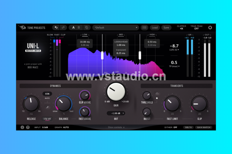 [现代母带处理限制器] Tone Projects Uni-L v1.0.0-SEnki [WiN]-vst音频站