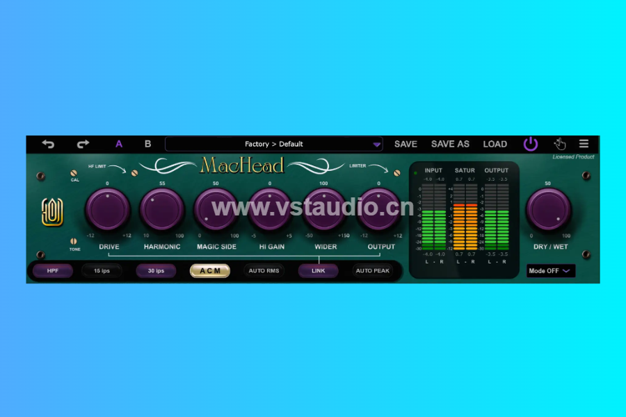 [混音母带处理工具插件] GARUC Audio MacHead v1.1.3 Incl. Keygen-MOCHA [WiN]-vst音频站