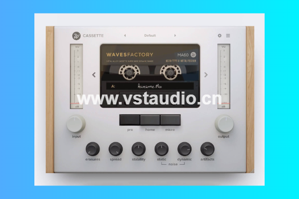 [磁带模拟插件] Wavesfactory Cassette v1.0.7 [WiN, MacOSX]-vst音频站