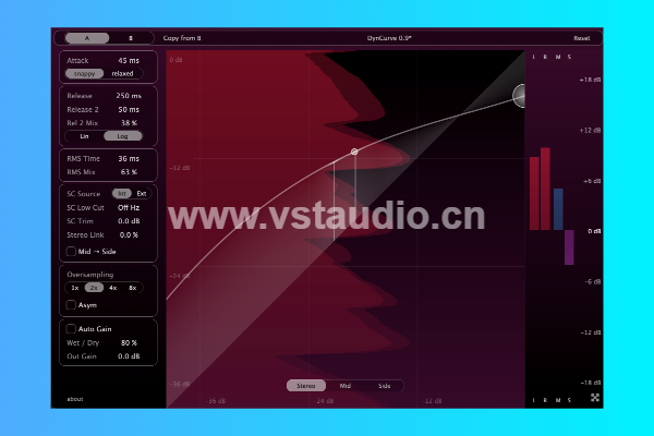 [动态处理插件] Fehrenberg Audio DynCurve v1.0.6 Incl. Keygen-MOCHA [WiN]-vst音频站