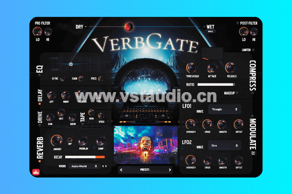 [沉浸式混响效果器机架] ProducerSources VerbGate v1.2.4 Patched Incl. Keygen-MOCHA [WiN]-百度、夸克-vst音频站