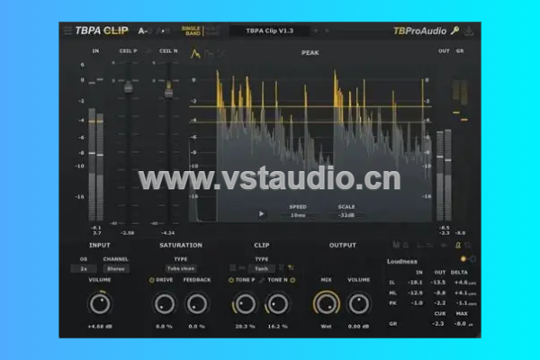 [音频削波饱和效果器插件] TBProAudio TBPAClip v1.3.3 Incl Keygen-R2R [WiN]-百度、夸克-vst音频站