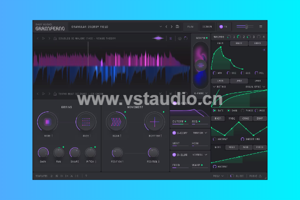[新一代颗粒合成器] BABY Audio Grainferno v1.1.2 Incl Keygen-R2R [WiN] - 百度、夸克-vst音频站