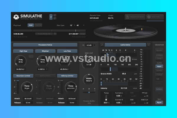 [精准模拟唱片母带制作] Tokyo Dawn Records TDR SimuLathe CUT v1.1.1 Patched+Keygen U2B-GUISEPPE [MacOSX] - 百度、夸克-vst音频站