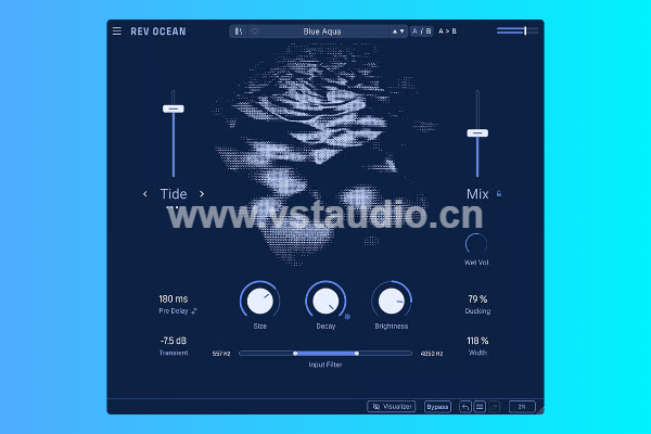 [现代创意算法氛围混响] Arturia Rev OCEAN v1.0.1 5886 U2B-MORiA [MacOSX] - 百度、夸克-vst音频站
