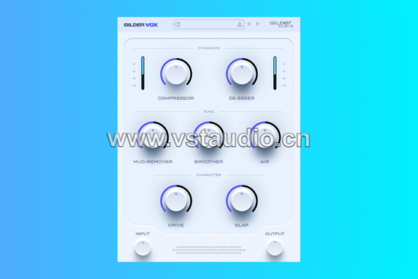 [秒变杀手级人声] Gilder Audio GilderVox v1.0.8 U2B-MORiA [MacOSX] - 百度夸克-vst音频站