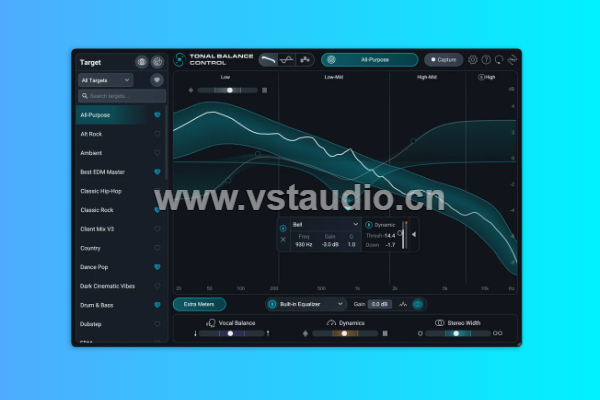 [音调平衡控制母带处理工具] iZotope Tonal Balance Control v3.2.0-V.R [WiN] - 百度夸克-vst音频站