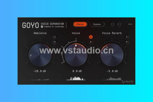 [AI降噪去混响去人声三合一插件] GOYO v0.9.4 BETA VST VST3 AU AAX [WiN, MacOSX]-vst音频站