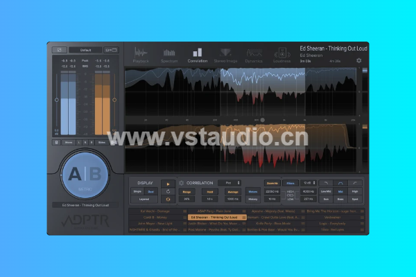 [混音母带必备：插件联盟独一无二的混音参考和分析插件] Plugin Alliance ADPTR MetricAB v1.5.0 Incl Patched and Keygen-R2R [WiN] - 百度夸克-vst音频站