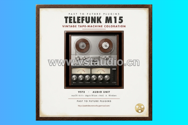[磁带机插件] PastToFutureReverbs Telefunk M15 Tape Machine Plugin (VST3, AU) v0.3.0 [WiN, MacOSX] - 百度夸克-vst音频站